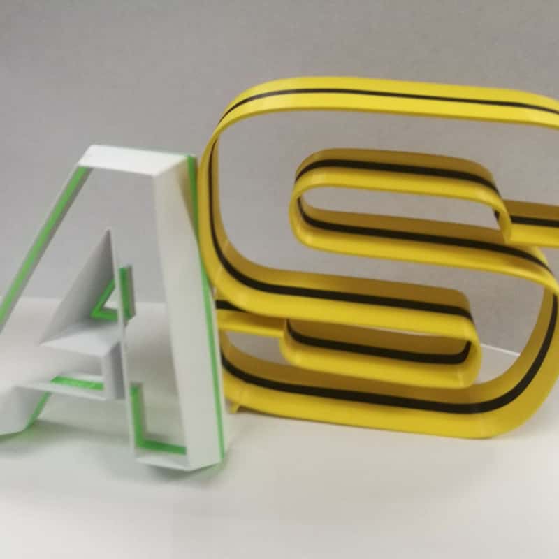 High Light Transmission PLA Filament Specially for Indoor Illuminated Letters & Advertising Signs 1.75mm, 1kg Spool