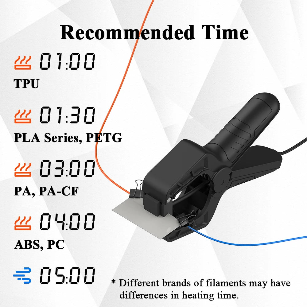 Filament Welder Splicer Connector Repair Broken PLA/ABS/PETG/TPU/PC/PP/Hips Material for 3D Printer Filament 1.75mm