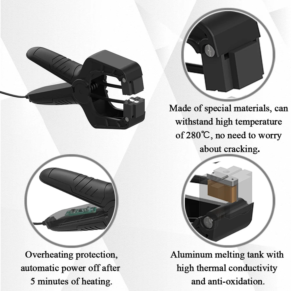 Filament Welder Splicer Connector Repair Broken PLA/ABS/PETG/TPU/PC/PP/Hips Material for 3D Printer Filament 1.75mm