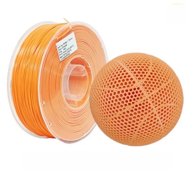 Beyond TPU! High-Performance PEBA Flexible Filament for 3D Printed Sports Gear Higher Rebound & Stronger Support 1.75mm