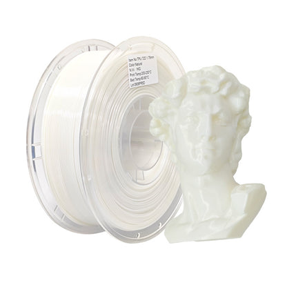 TPU 72D 3D Printer Filament 1.75mm 1KG for Mannequins & Industrial Parts