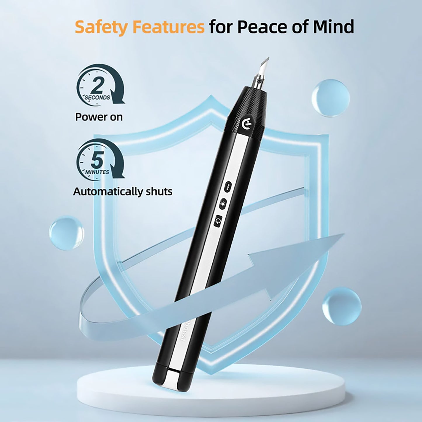 Hanboost C1 True Wireless Ultrasonic Cutter for DlY Maker