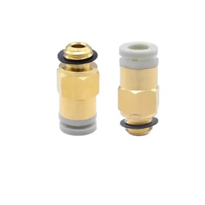 M6x4mm Quick Release Pneumatic Fittings for 3D Printers - PTFE Tube Connectors Compatible with Extruder/Hotend (10-Pack)