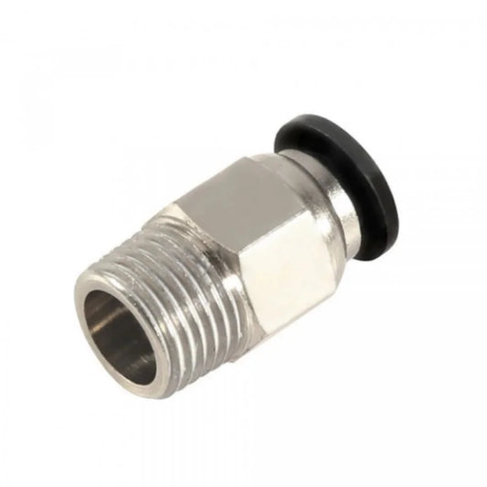 PC4-M10 Male Pneumatic Quick Connect Fitting - Push In 4mm OD PTFE Tube Connector for 3D Printer/CNC (Air Tight Design)