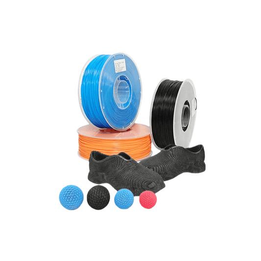 Beyond TPU! High-Performance PEBA Flexible Filament for 3D Printed Sports Gear Higher Rebound & Stronger Support 1.75mm